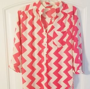 Xtaren Chevron Blouse